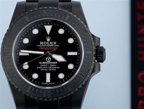 pro hunter rolex submariner military watch|Rolex Submariner pro hunter black.